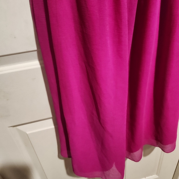 HATCH Celeste Fuschia Pink Sleeveless Smocked Dress Size S/M - Picture 14 of 14